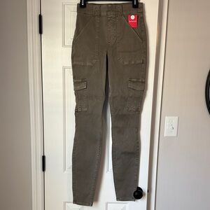 SPANX Khaki Green Cargo Leggings